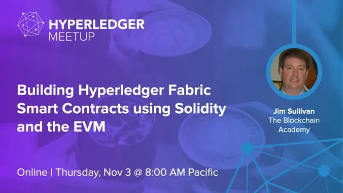 Building Hyperledger Fabric Smart Contracts using Solidity and the EVM