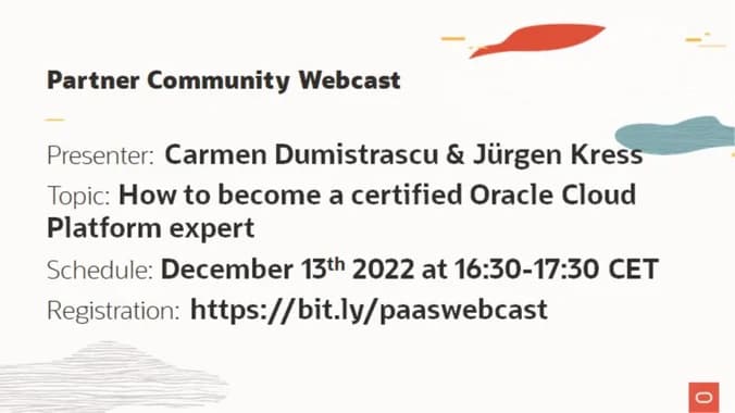 How to become a certified Oracle Cloud Platform expert?  Free certification!