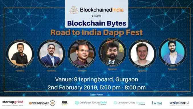 Blockchain Bytes - Road to India Dapp Fest