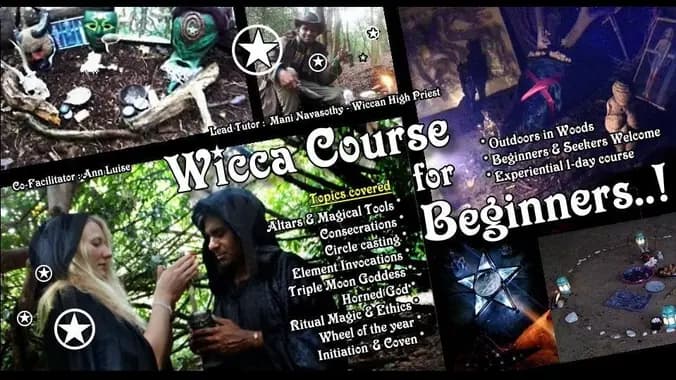 Wicca Course for Beginners  (1-day course, outdoors, London) 