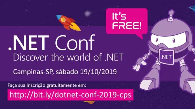 .NET Conf Local 2019 - Campinas-SP [Presencial|Gratuito]