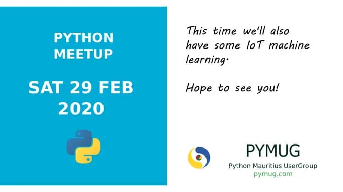 Python Meetup @ Digital Factory (Sat 29 Feb)