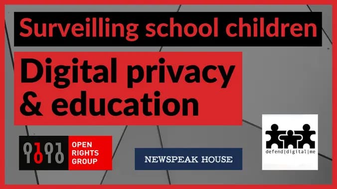 Surveilling school children: Digital privacy & education