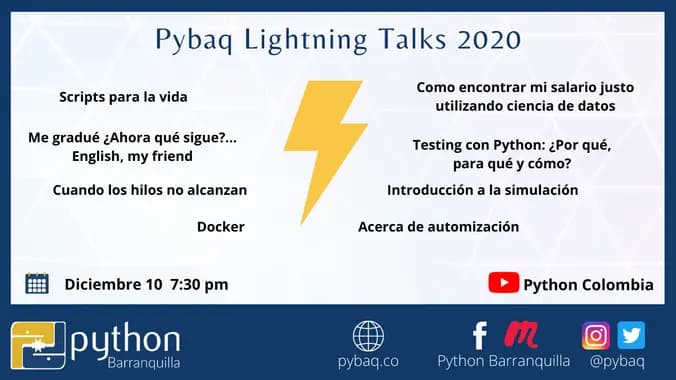 Lightning Talks 2020