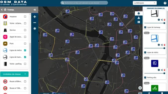 Valoriser les données très hétérogènes d'Open Street Map 