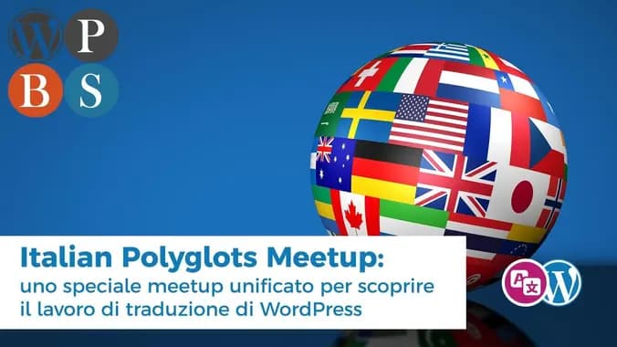 WordPress Meetup Brescia - Italian Polyglots Meetup