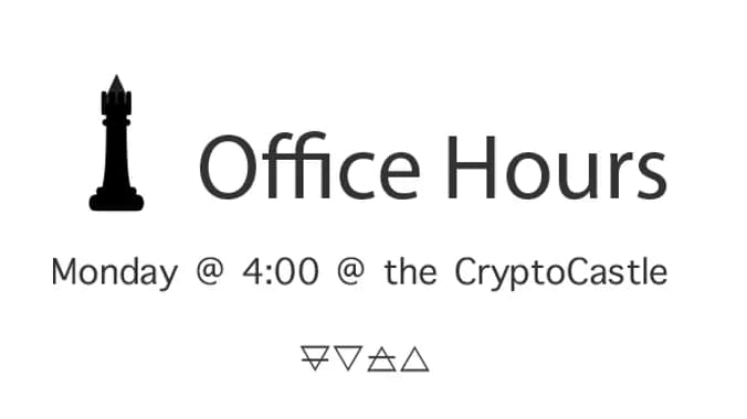 CryptoCastle Office Hours on ClubHouse