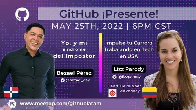 GitHub ¡Presente! con Lizz Parody & Bezael Pérez