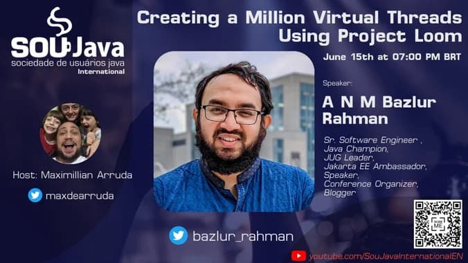 Creating a Million Virtual Threads Using Project Loom by A N M Bazlur Rahman