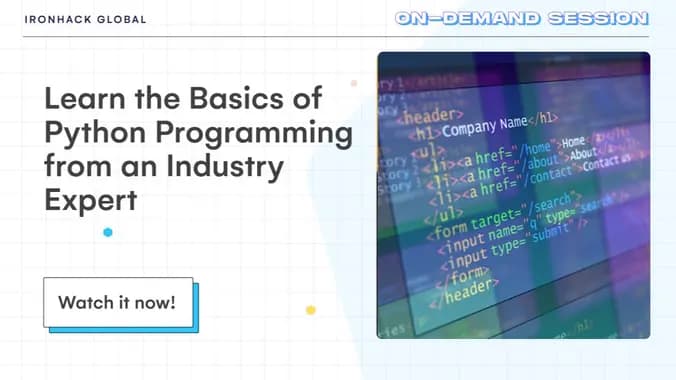 Learn the Basics of Python Programming from an Industry Expert 📊