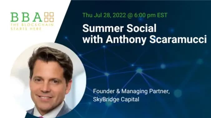 Summer Social with Anthony Scaramucci