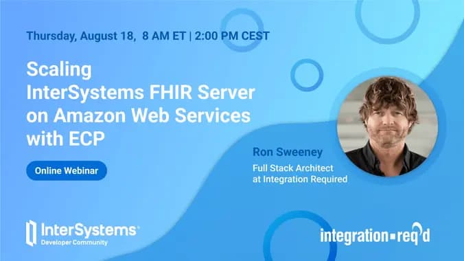 Scaling InterSystems FHIR Server on Amazon Web Services with ECP