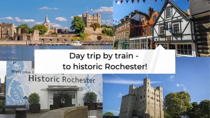 Day trip by train - to historic Rochester!