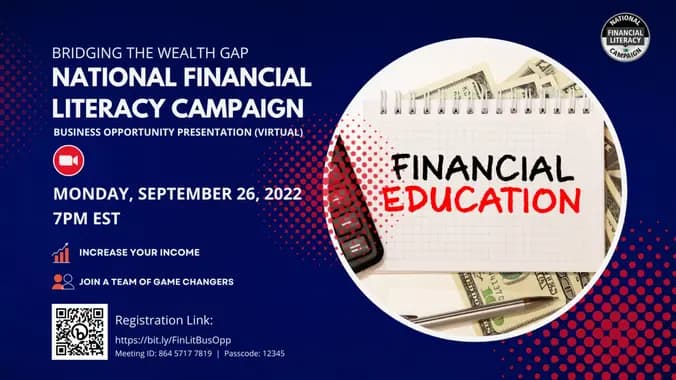 Financial Literacy Campaign: Business Opportunity Presentation