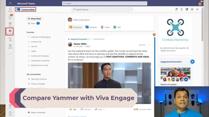 Yammer and Microsoft Viva Engage