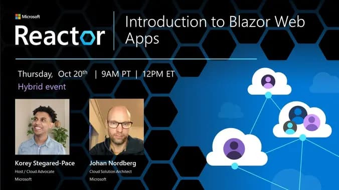 Introduction to Blazor web apps