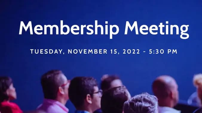 RPOAMM November Membership Meeting