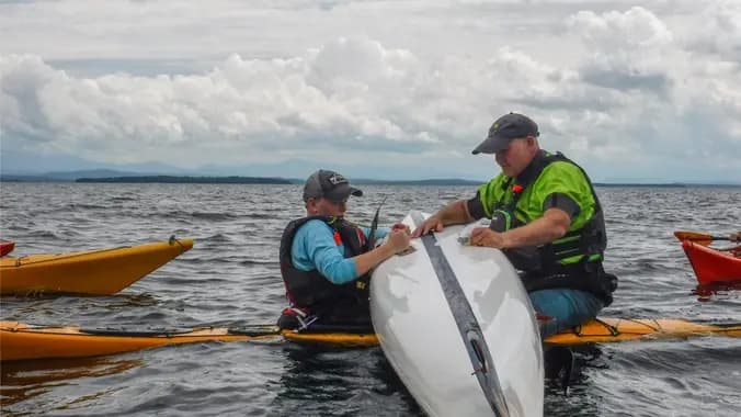 British Canoe Sea Leader Training in Eastport Maine
