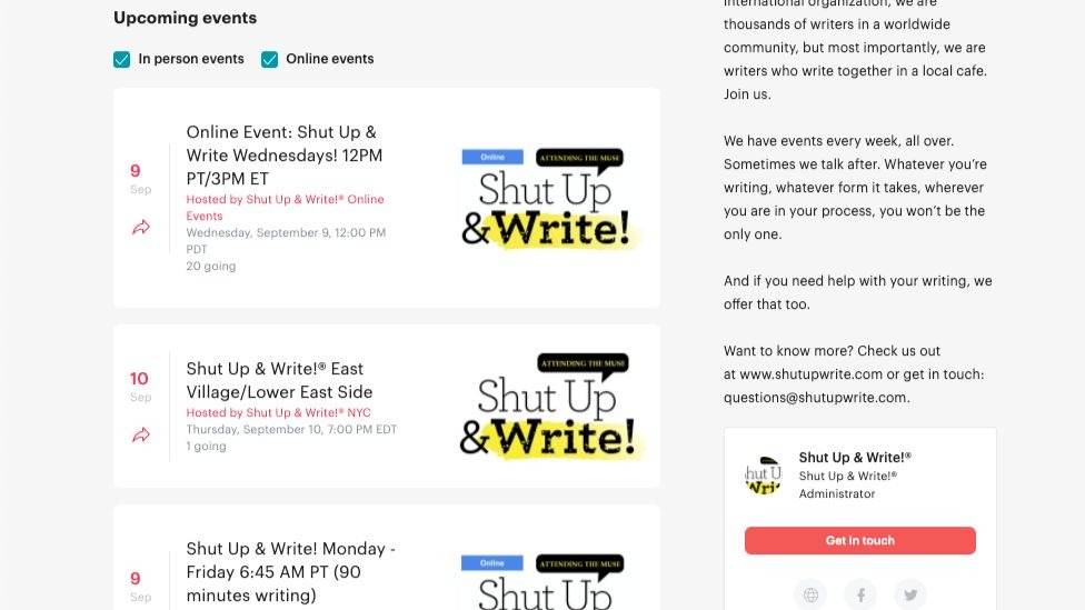 Meetup Pro Feature Your Network’s Online Events Meetup Blog