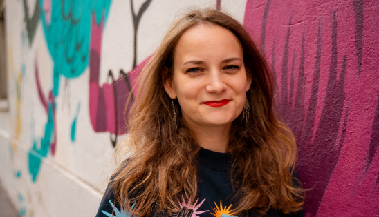 Street art tour organizer Kasia Klon