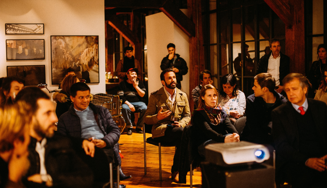 People at an event